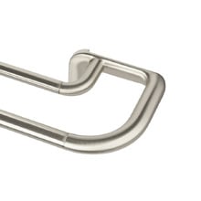 Twilight 366cm Extendable Double Curtain Rod Set